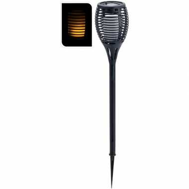 Fakkels zwart led verlichting zonne energie