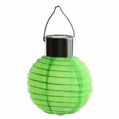 Groene lampion zonne energie buiten
