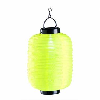 Tuin / balkon lampion zonne energie geel