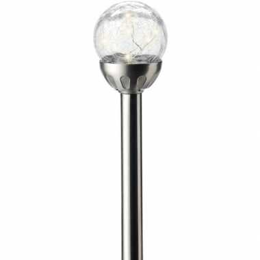 X buiten/tuin led rvs bol steker navi solar verlichting