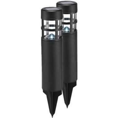 X solarlampen zonne energie zwarte steker