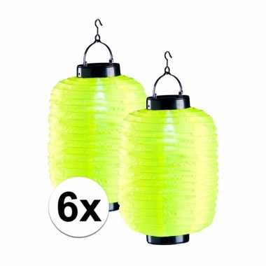 X tuin / balkon lampionnen zonne energie geel