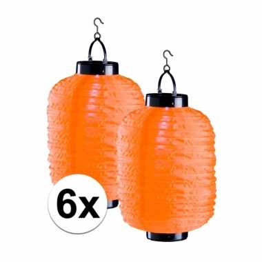 X tuin / balkon lampionnen zonne energie oranje