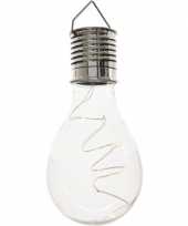 X solarlamp lampbolletje peertje zonne energie transparant