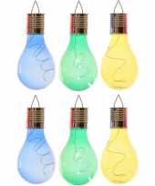 X solarlamp lampbolletjes peertjes zonne energie blauw groen geel 10163899
