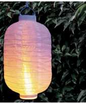 X stuks luxe solar lampion lampionnen wit realistisch vlameffect 10203725